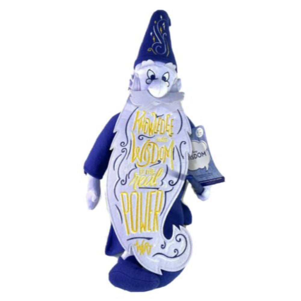 Disney  The Sword in the Stone Wisdom Merlin Plush With Wand 20 inches ✨✨stuffed
